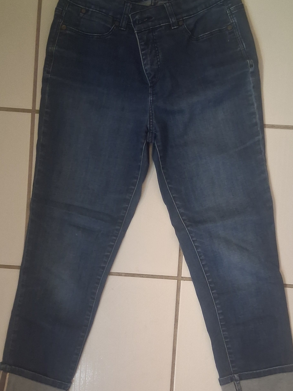 Talbots Dark Blue Cropped Ankle Jeans